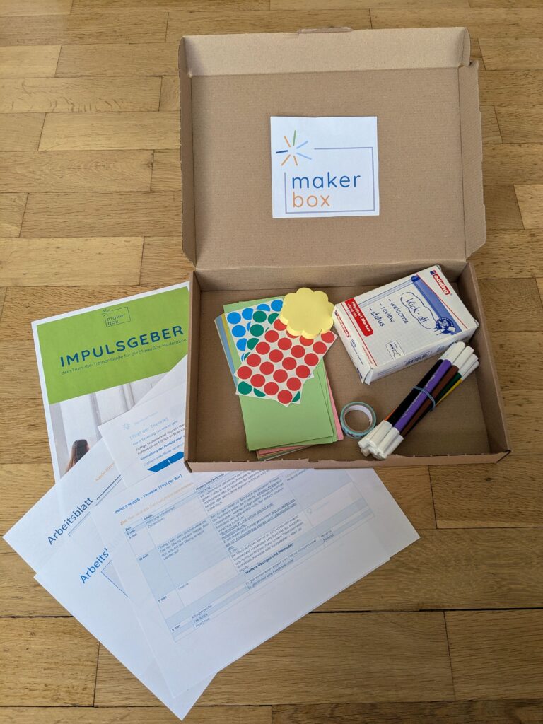 geöffnete Beispiel-MakerBox